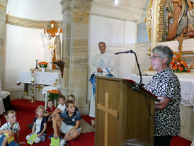 100 Jahrfeier Weingartenkapelle in Naumburg mit Bischof Dr. Michael Gerber (Foto. Karl-Franz Thiede)